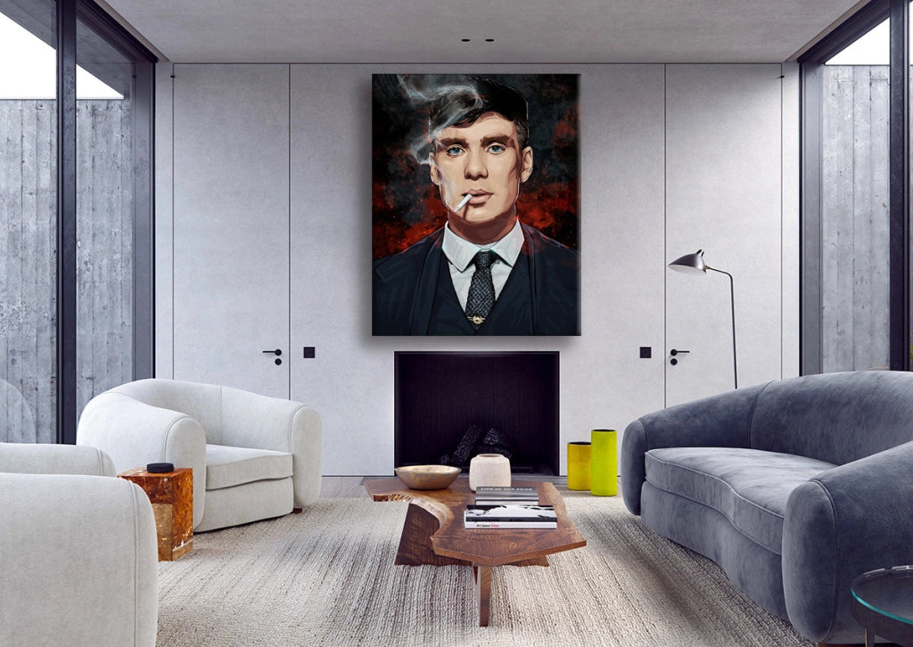 Peaky -  Quadro Canvas Contemporaneo su telaio in legno Misura: 50x70 cm