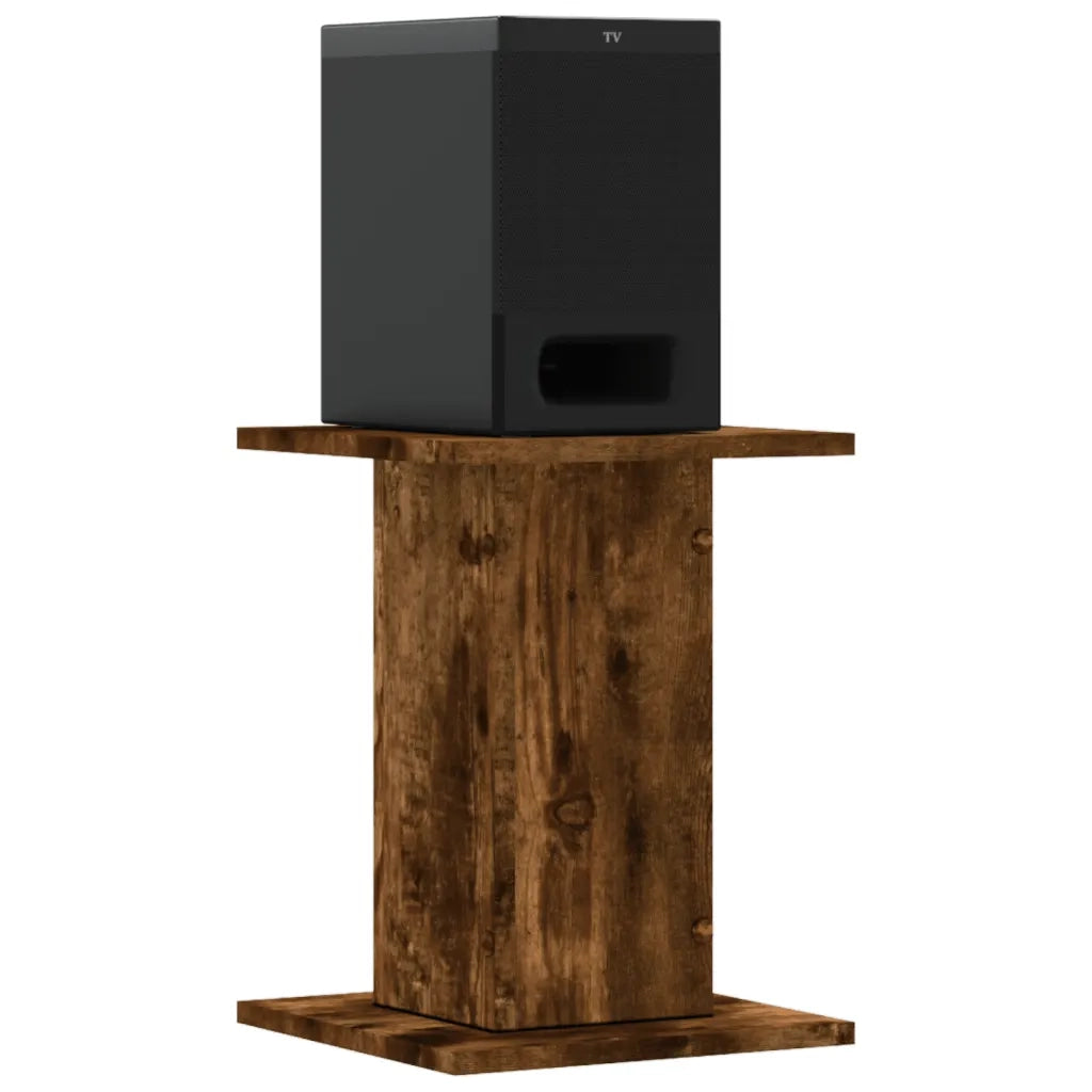 Supporti Altoparlanti 2 pz Rovere 30x30x40 cm Legno Multistrato CFW9230978