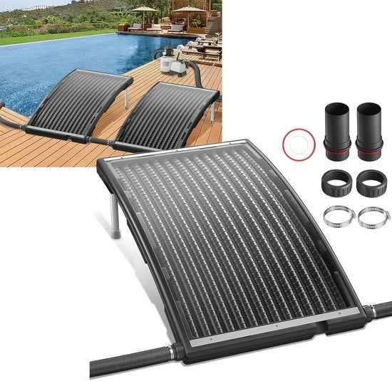 Piscina Solare | Collettore Solare per Esterno | 15L Capacità di Riscaldamento | Installazione Facile | Sostenibile e Efficiente