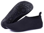 Scarpe con cinturino in gomma con suola spessa - misura S/(34-35) - altezza 20-21 cm - scarpe da bagno leggere e traspiranti - scarpe da immersione - scarpe da tennis - scarpe da spiaggia e calze - per piedi nudi, yoga e calze idonee per la pelle
