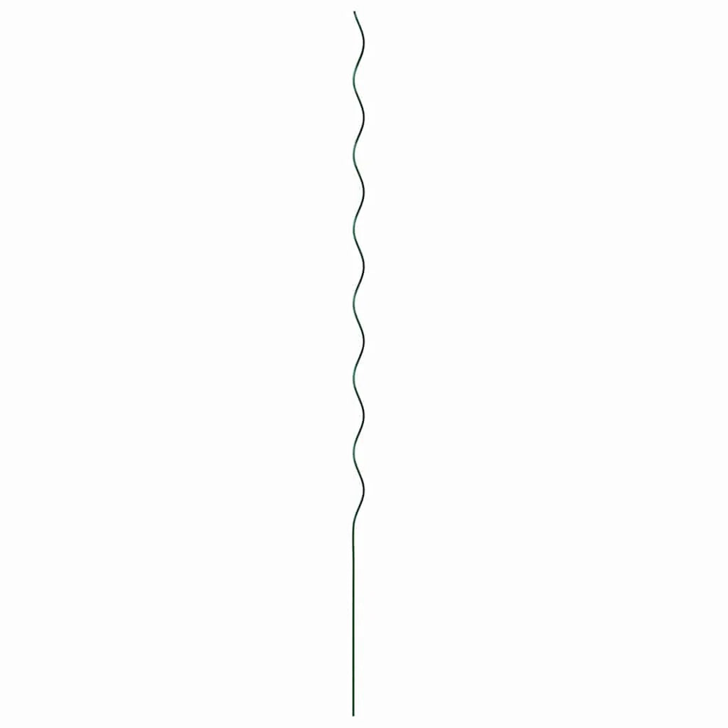 Confezione da 50 supporti a spirale per piante da giardino 110 x 0,6 x 0,6 cm acciaio verde 02_0058231