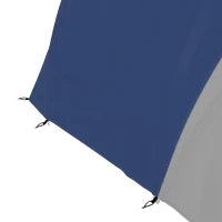Tenda da Campeggio per Famiglie da 3-4 Persone, Impermeabile, Leggera, Ventilata, Facile da Montare, 390L x 315l x 188H cm, Blu e Grigio
