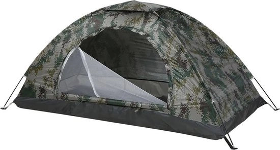 Tenda da Campeggio - Tenda Pop-Up - Stampa Camuffamento - Impacco Rapido - Festa Spiaggia Campeggio Pesca - Impacco Rapido