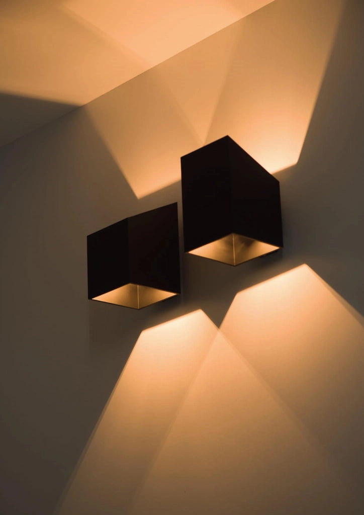 Plafoniera spot Lampex Rubik grigio GU10 1 luce 10x10cm
