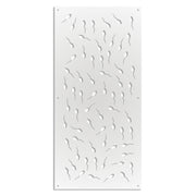 MAYBE LIFE - Pannello in PVC traforato - Parasole Misura: 73x148 cm, Colore: bianco