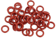 O Ring in Silicone con Resistenze a 8 mm Rood, 40 pezzi, Resistenze a Temperatura