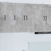 Armadietto a muro PORTO 2 pcs Grigio cemento 30 x 31 x 80 cm
