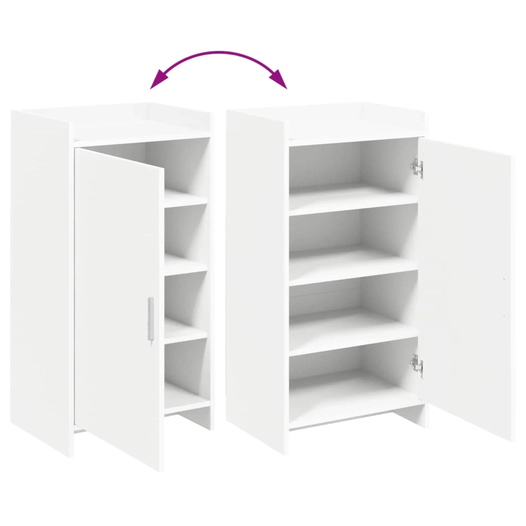 Mobile per scarpe Bianco 48 x 36 x 92 cm Legno ingegnerizzato 8011331