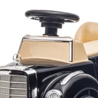 Macchina A Pedali Per Bambini, Auto Licenza Mercedes-Benz 300S, 18-48 Mesi, Sedile con Vano Contenitore, Nero