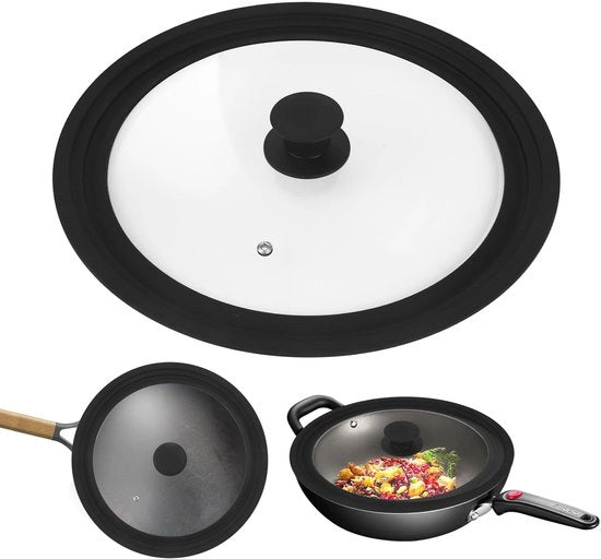 Deksel Universale per Piatte e Ciotole - Resistenente al Calore Coperchio in Silicone
