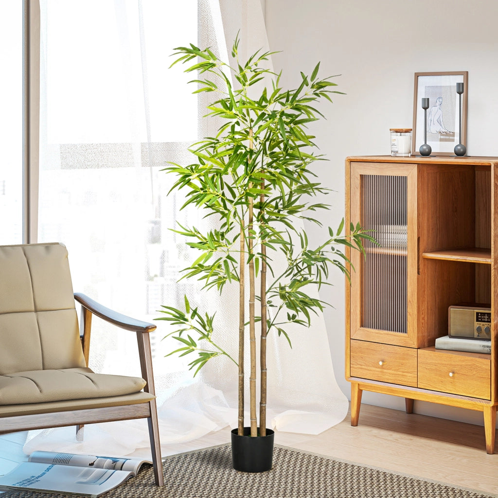 Bamb¨´ Artificiale 180 cm ¨C Xylo ¨C Con Vaso, Decorazione Interno Realistica