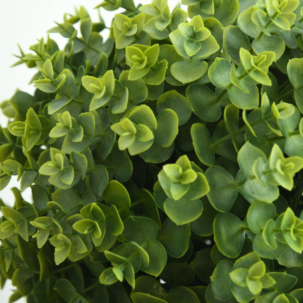 Albero Artificiale 3 Sfere Buxus con Vaso Cemento ¨C Zephmum ¨C Verde 115 cm