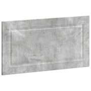 Testiera da Muro UTRECHT Grigio Cemento Legno ingegnerizzato 897858