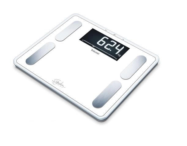 Beurer BF 410 Signature Line White Bilancia Diagnostica XXL con Portata fino a 200 kg, 35 x 30 cm, Bianco