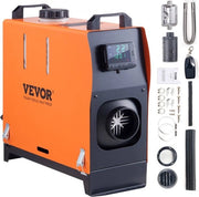 Riscaldatore Aria Diesel 12V 8KW Riscaldatore Aria Diesel Stand Kachel Riscaldatore Aria Diesel 0.16-0.62 L/h Riscaldatore Diesel con Display LCD