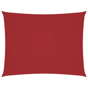 Parasole a vela | Telo Ombra | Vela da ombra Oxford Rettangolare 3x4 m Rosso