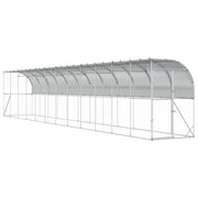 Gabbia per Polli Contro il Muro Argento 600 x 150 x 215 cm 3434725