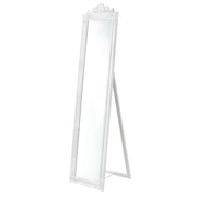 Specchio da terra inclinabile 160 x 40 cm bianco opaco 03_0007961