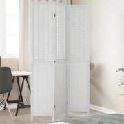 Divisorio Ambienti | Divider per stanze | Paravento 3Pannelli Bianco Legno Massello di Paulownia