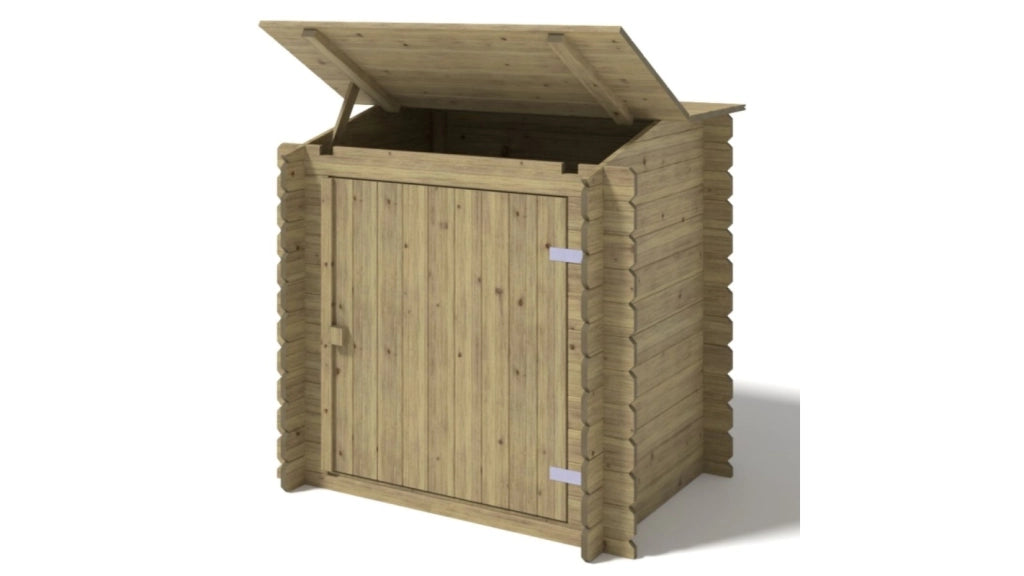 Armadietto da giardino per piscina per attrezzature 1.2x0.89 m H.1.13 m - Impregnato - SZA7 - ALTANKA