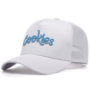 Cappellino da baseball bianco con ricamo Cookies