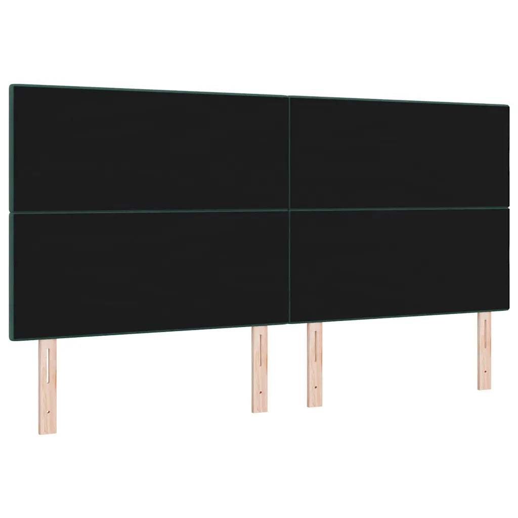 Testiera LED con strisce LED Verde 200 cm Velluto 3338472