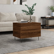 Tavolino Salotto Rovere Marrone 60x44,5x45 cm Legno Multistrato 830955