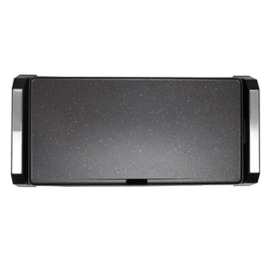 SOGO Griglia Elettrica da Tavolo 2200W Antiaderente con Termostato e Vassoio Olio