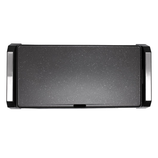 SOGO Griglia Elettrica da Tavolo 2200W Antiaderente con Termostato e Vassoio Olio