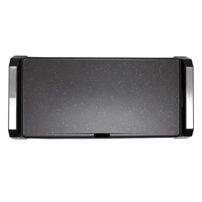 SOGO Griglia Elettrica da Tavolo 2200W Antiaderente con Termostato e Vassoio Olio