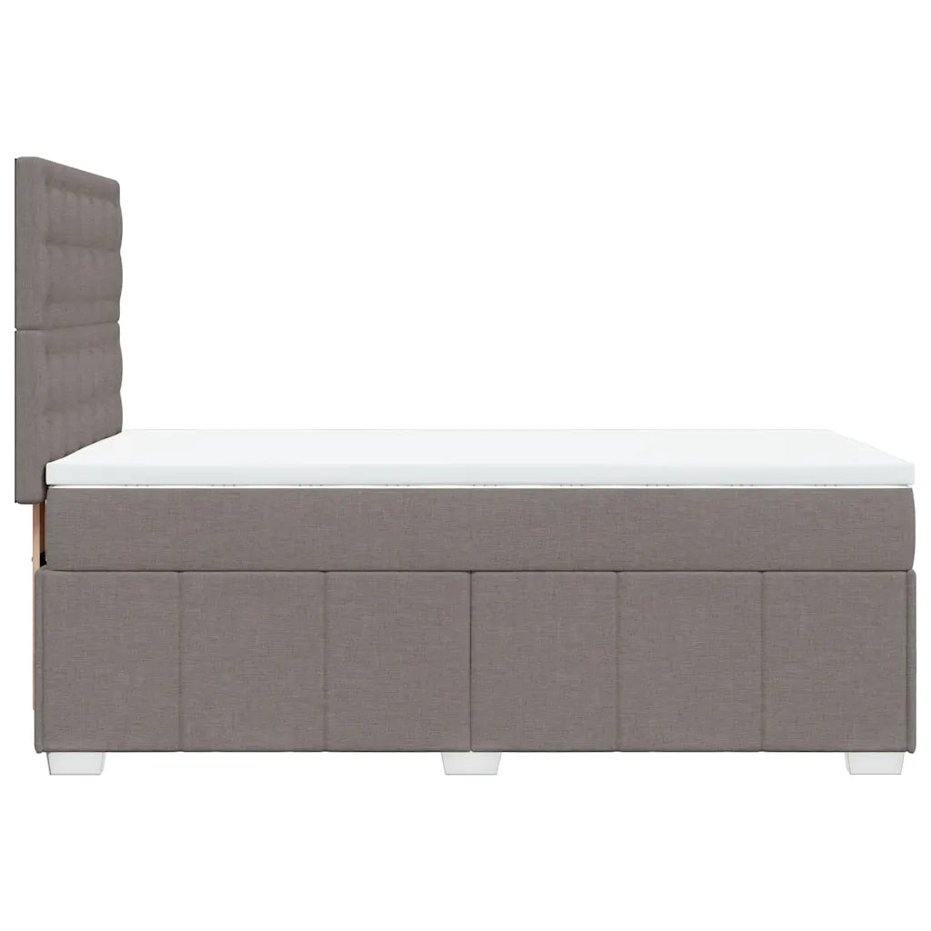 Giroletto a Molle con Materasso Tortora 80x200 cm inTessuto 3291513