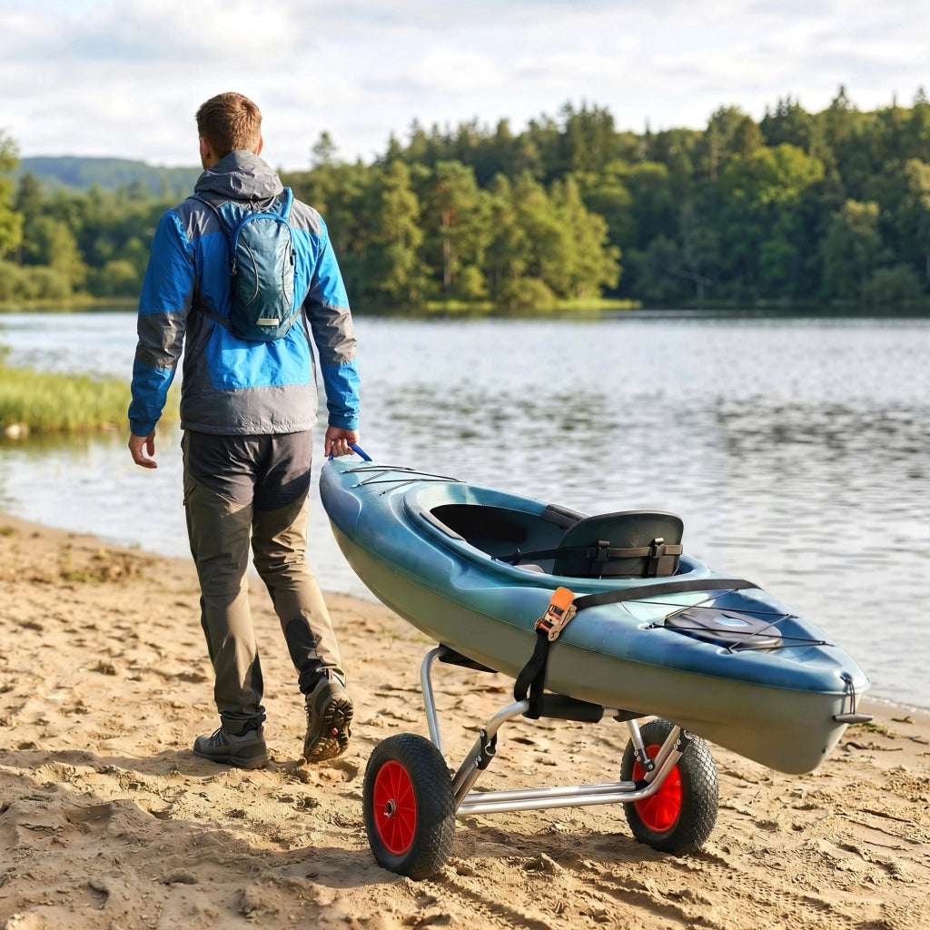 Carrello Trasporto Kayak SUP Canoe ¨C Zephmum ¨C Alluminio 70x40x42 cm