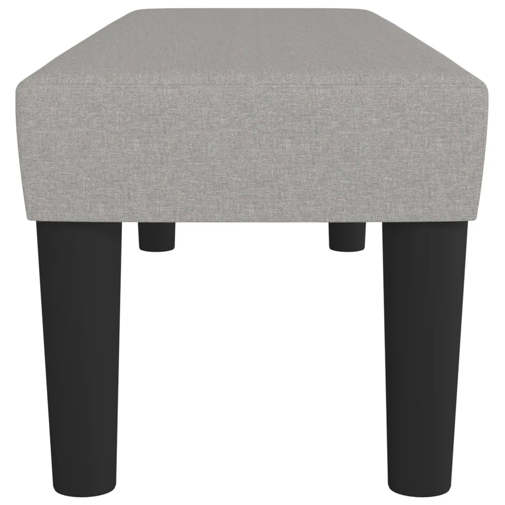 Panca Grigio Chiaro 100x30x30 cm in Tessuto cod mxl 67097