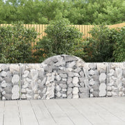 Cesti Gabbioni ad Arco 3 pz 200x30x80/100 cm Ferro Zincatocod mxl 76042
