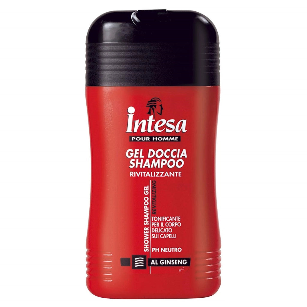 SET 12 PZ INTESA DOCCIA SHAMPOO RIVITALIZZANTE 250ML GINSENG