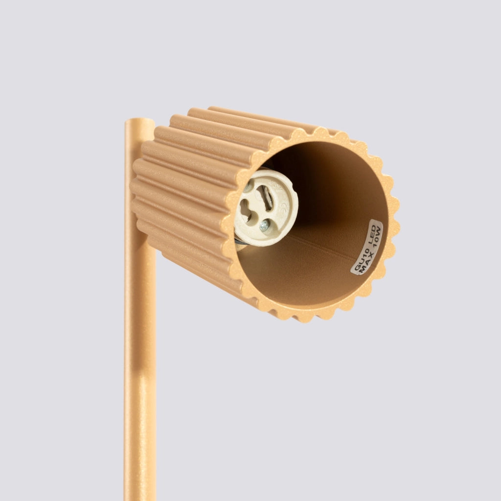 Lampada da scrivania moderna oro snodata GU10 GRAVIO