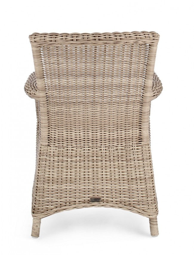 Sedia 64x66x88h cm con Braccioli e Cuscini Jupiter New