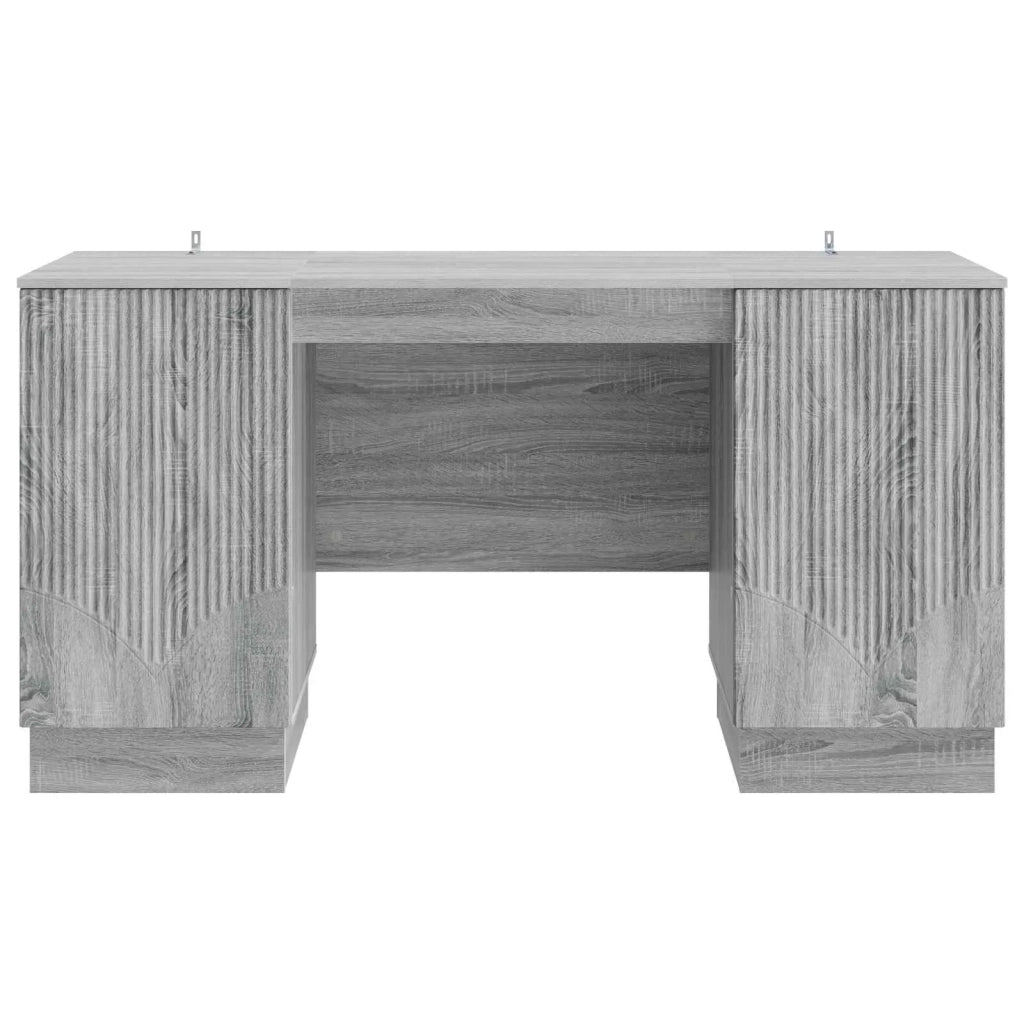Scrivania Grigio Sonoma 142,5 x 50 x 75 cm Legno ingegnerizzato