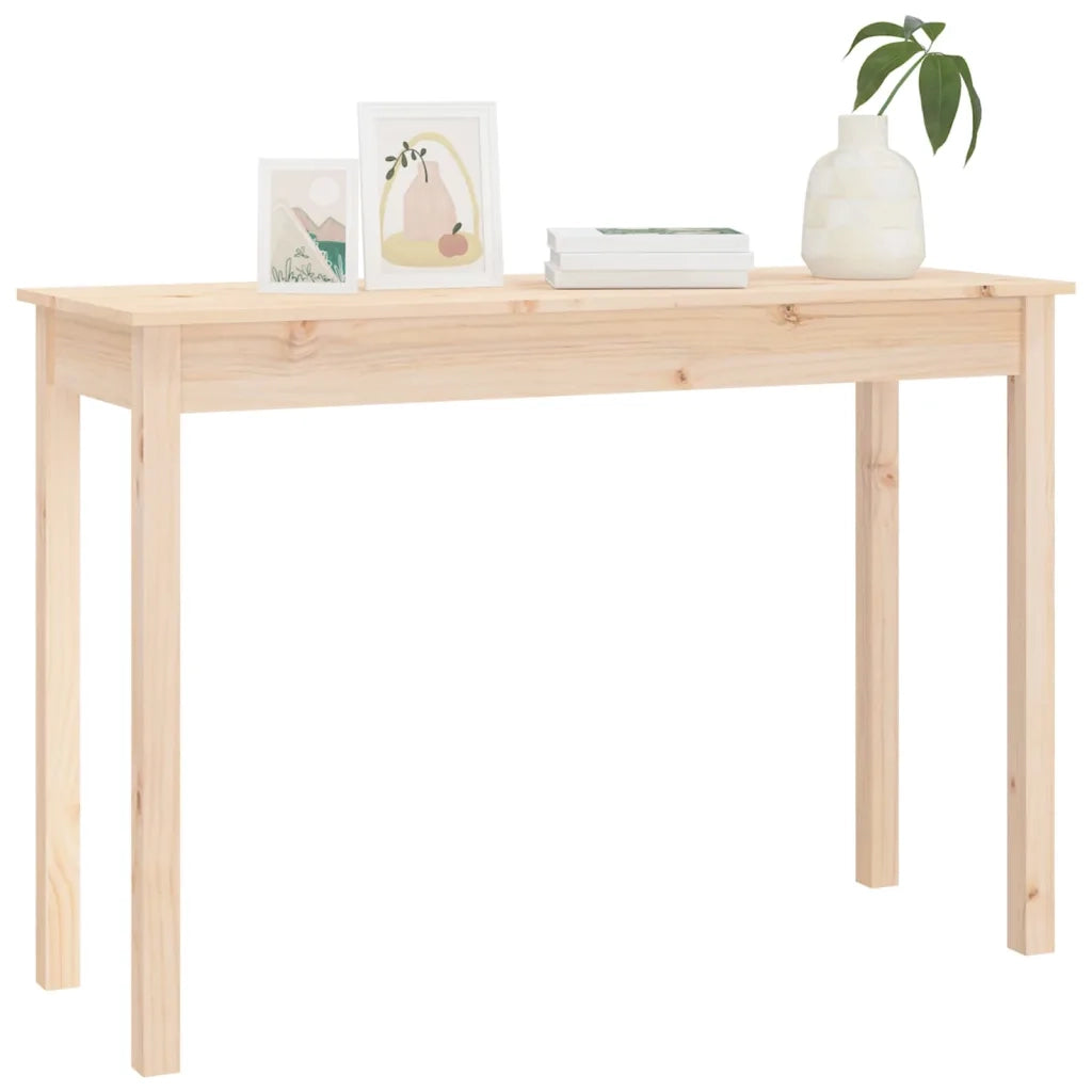 Tavolo Consolle 110x40x75 cm in Legno Massello di Pino cod mxl 29808