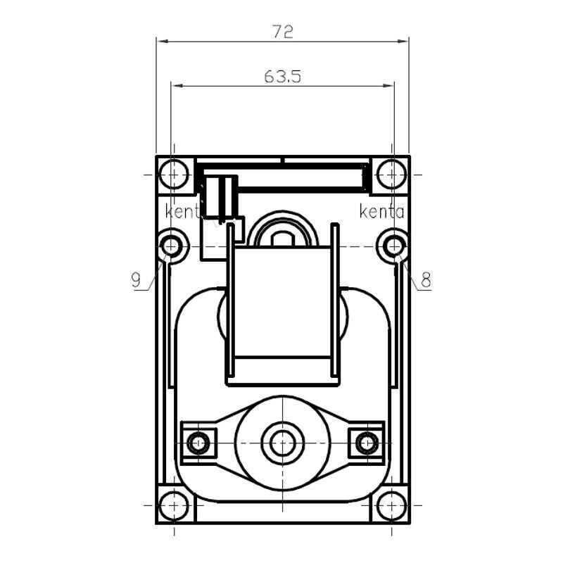 Motorino girarrosto Elettrico 5 RPM Giri al Minuto KENTA K9177312 30W Rotazione oraria 220V per spiedo Barbecue Forno Camino