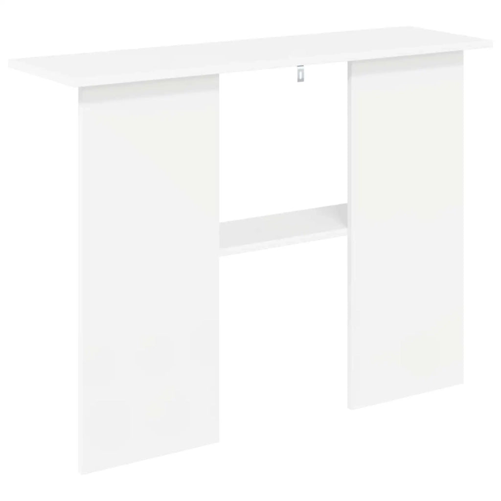 Tavolo consolle Bianco 100 x 30 x 75 cm Legno ingegnerizzato