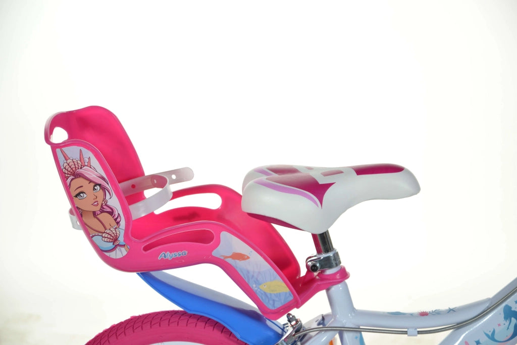SIRENETTA ALYSSA 16", bicicletta per bambini, adatta ad etÃƒÂ  tra i 5 e i 7 anni, per altezza tra 105 e 135 cm, con