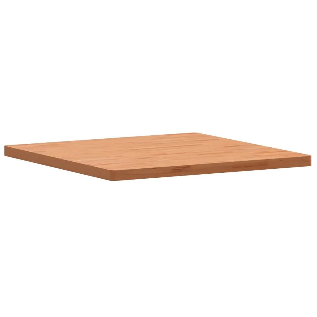 Piano per Tavolo 90x90x4 cm Quadrato Legno Massello di Faggio