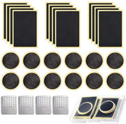 Kit di riparazione pneumatici per bicicletta 28 pezzi - senza adesivo - serpentina autoadesiva - pezzi di gomma - raschietto metallico - utile per uso domestico - kit di riparazione pneumatici