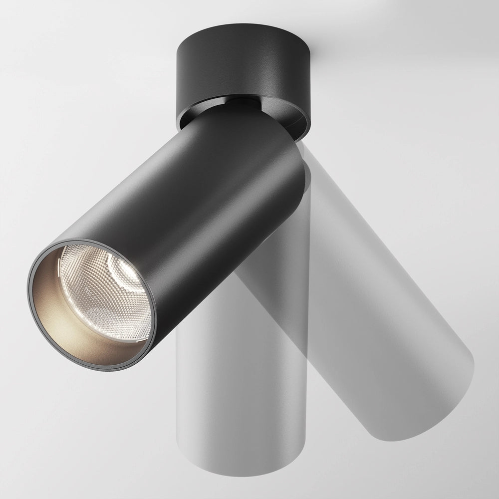 Maytoni Focus LED Plafoniera 12W 4000K nera 5,2cm IP20