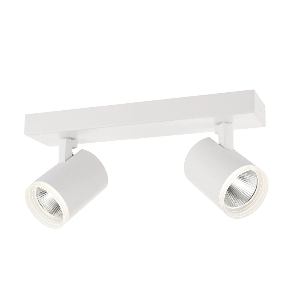 Faretto da soffitto doppio bianco orientabile LED 10W Italux