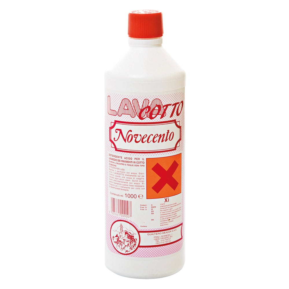 ACIDO TAMPONATO DOPO POSA PER COTTO Lavacotto lt. 1  - NOVECENTO