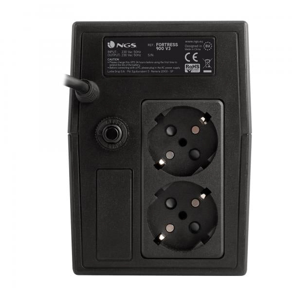 NGS FORTRESS 900 V3 OFF LINE UPS 360W - AVR SCHUKO PLUG x 2