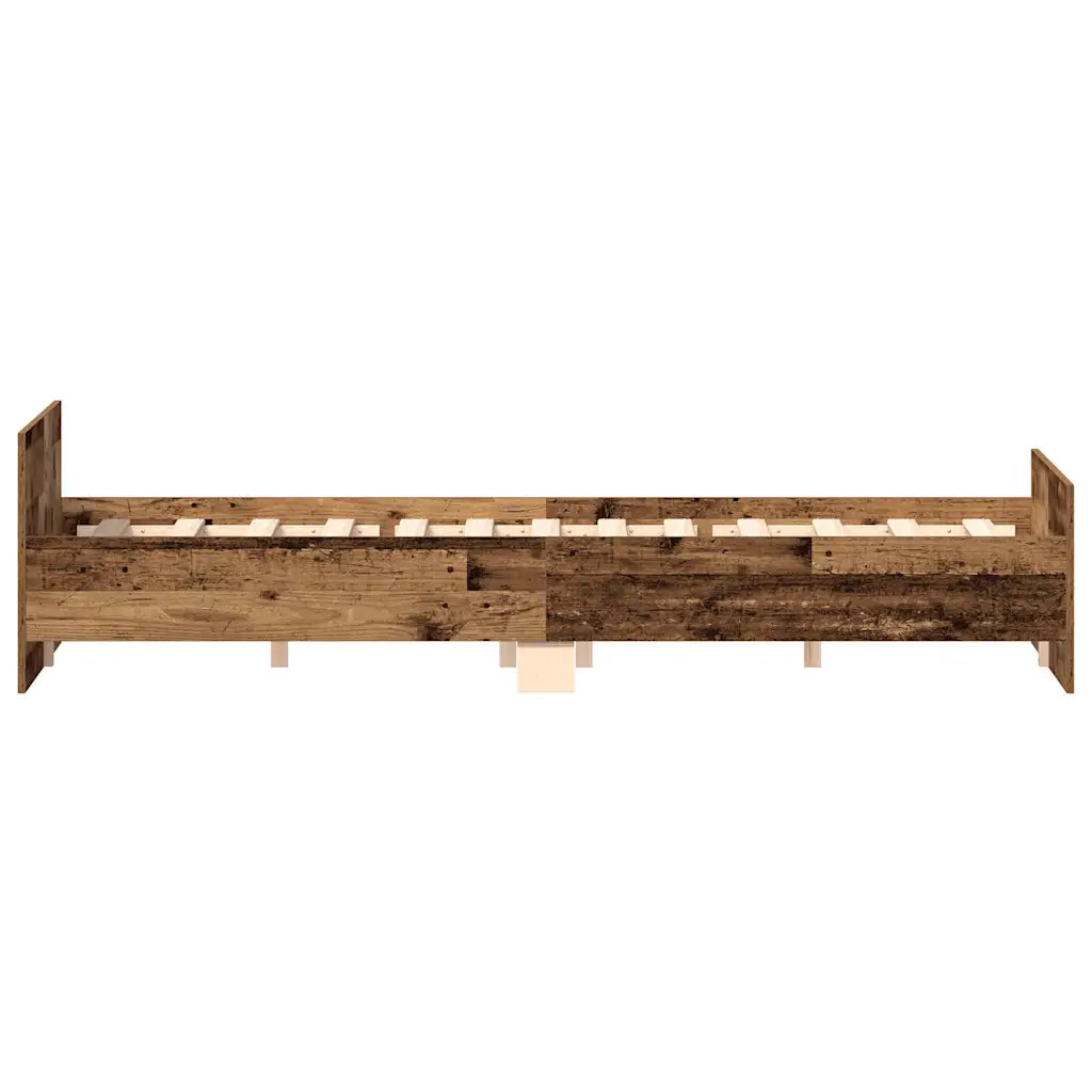 Giroletto senza Materasso Legno Antico 120x200cm in Truciolato 3328732