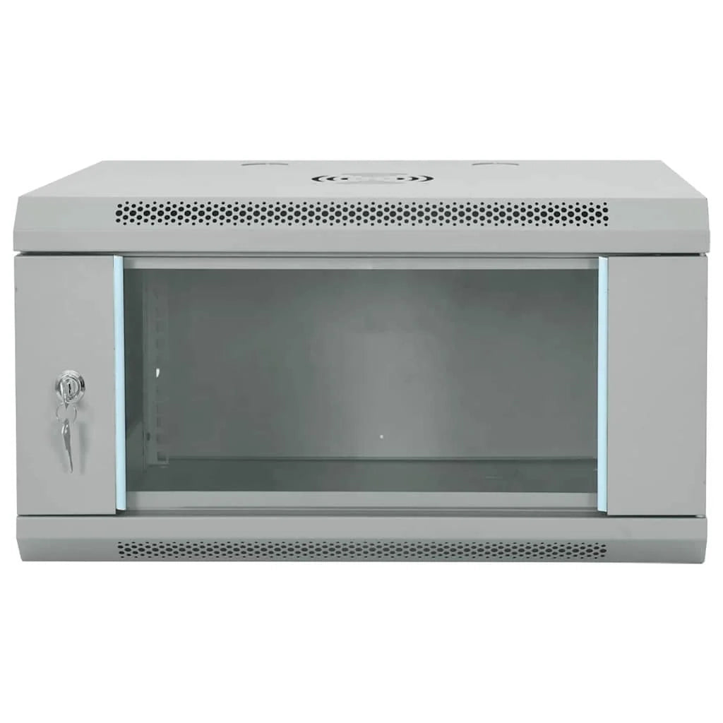 Armadio di rete industriale moderno per interni 60 x 45 x 35 cm in acciaio grigio 02_0059063